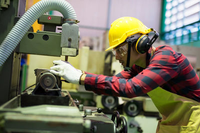 Man working in factory