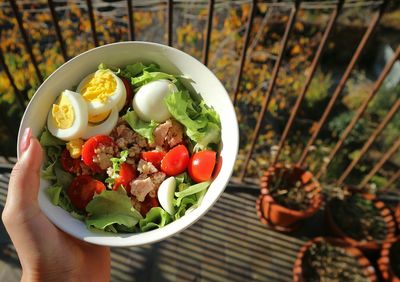 Close-up of salad in bowl