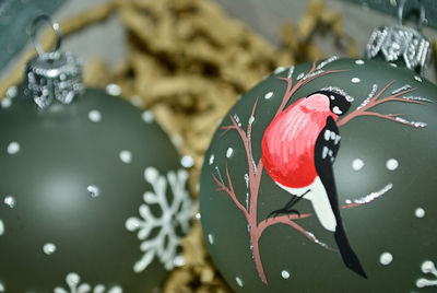 Close-up of christmas decorations