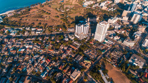 Aerial view of the haven of peace, city of dar es salaam