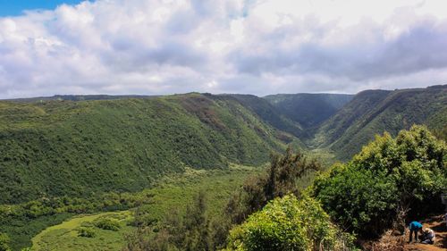 Panoramic view of landscape against sky