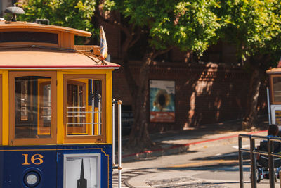 Close-up of vintage car