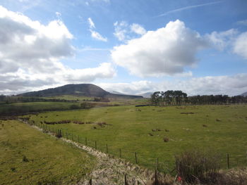 Scenic view of landscape against sky