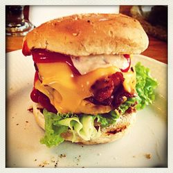 Close-up of served food