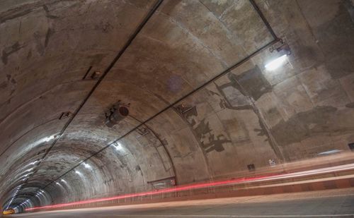 Interior of tunnel