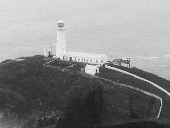 Lighthouse in sea