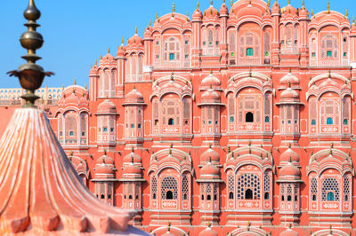 Low angle view of historical building against sky