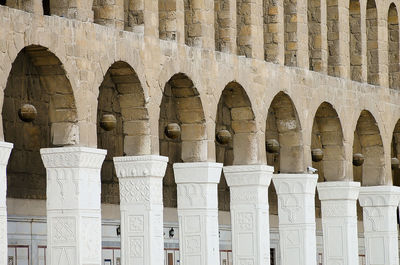 Exterior of old temple building