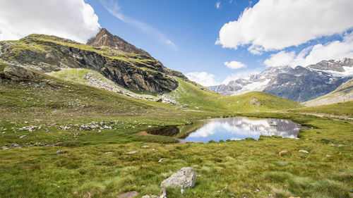 Scenic view of landscape against sky