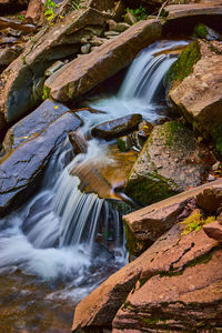 View of waterfall