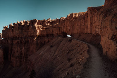 Rock formations against sky