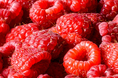 Full frame shot of strawberries