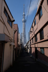 View of buildings in city