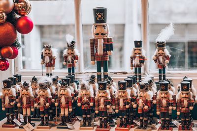 Figurines in shop