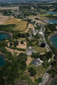 High angle view of landscape