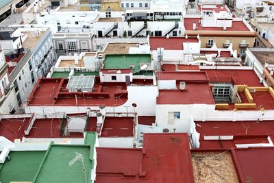 Full frame shot of residential buildings