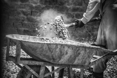 Man working in farm