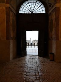 Corridor of old building