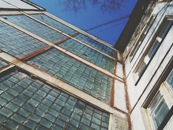 Low angle view of building against sky