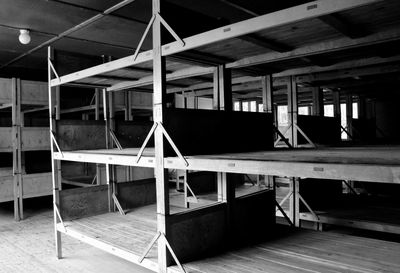 Interior of abandoned building