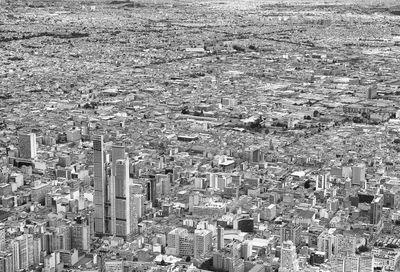 High angle view of cityscape