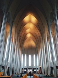 Low angle view of ceiling