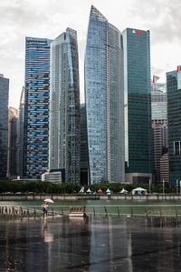 Skyscrapers in city