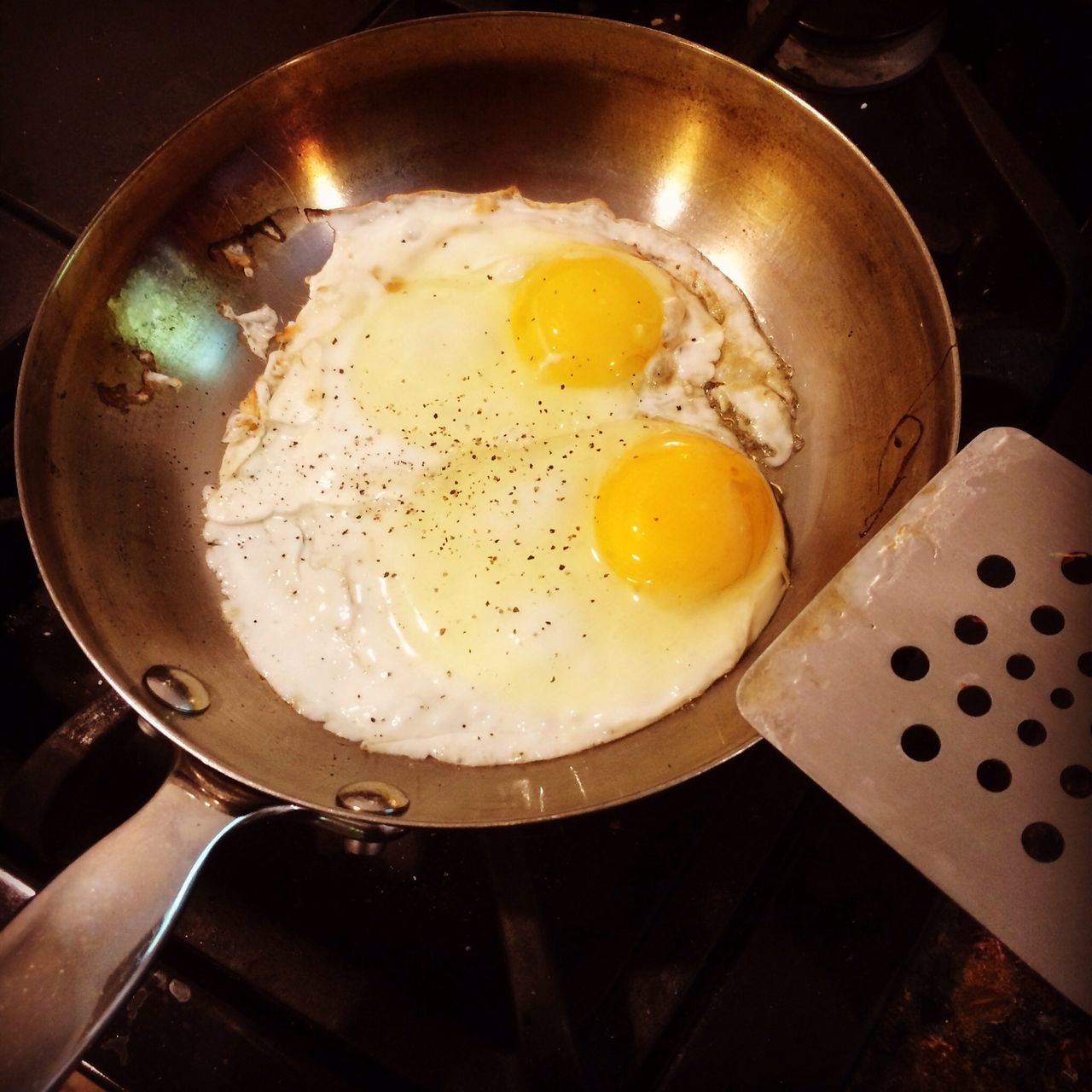 Fried eggs