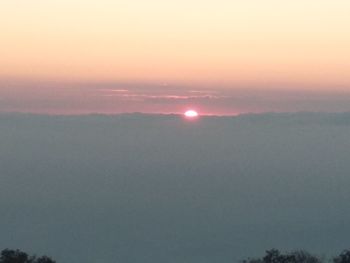 Scenic view of sky during sunset