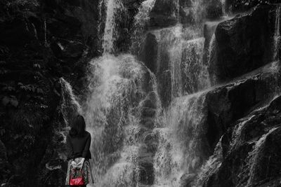 View of waterfall