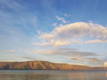 Sunrise in samosir island, north sumatra, indonesia