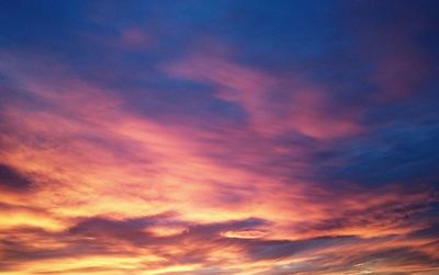 Low angle view of cloudy sky