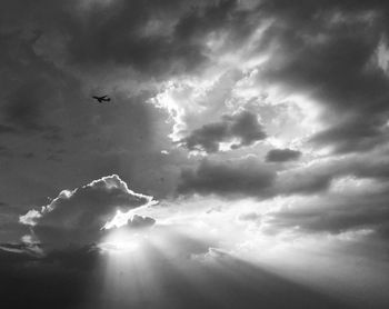 Low angle view of clouds in sky