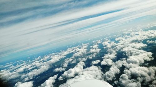 Aerial view of landscape