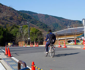 Road passing through mountains