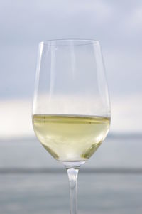 Close-up of wineglass