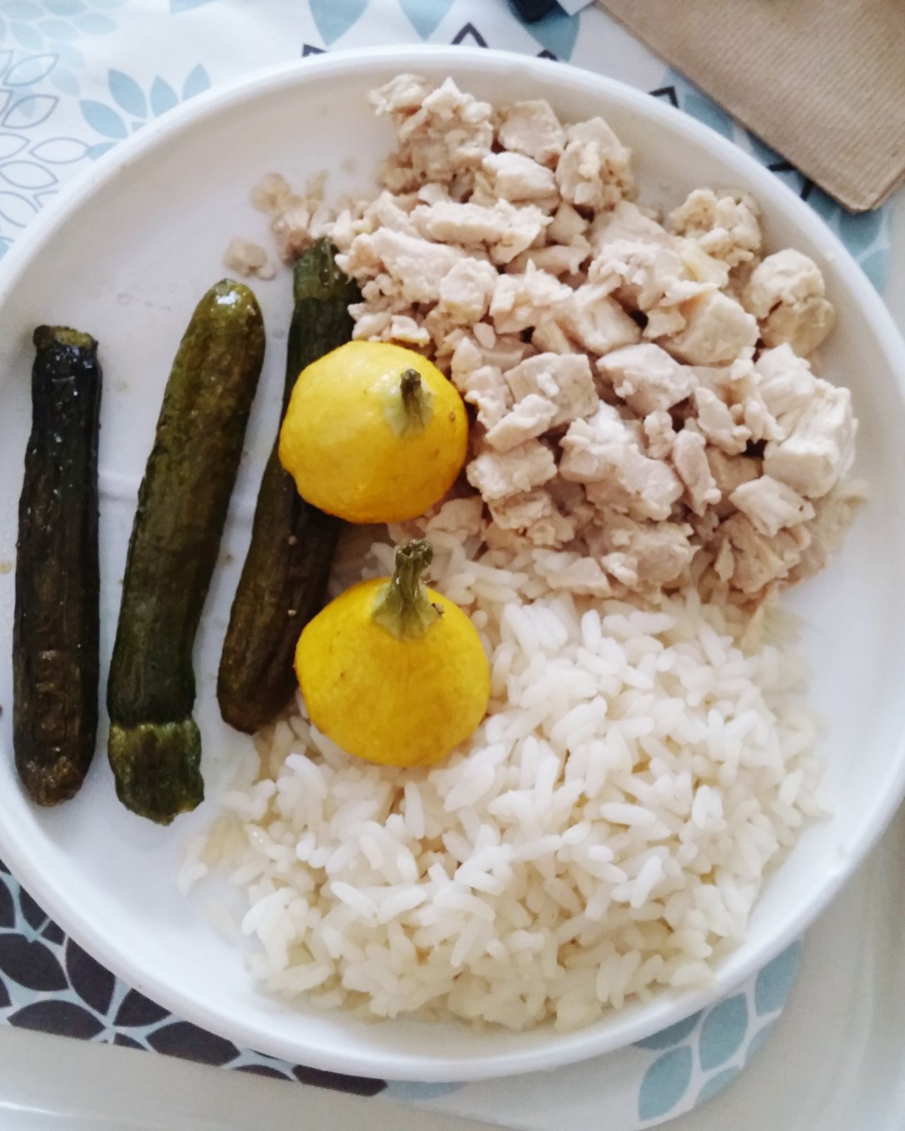 Chicken zuccini rice