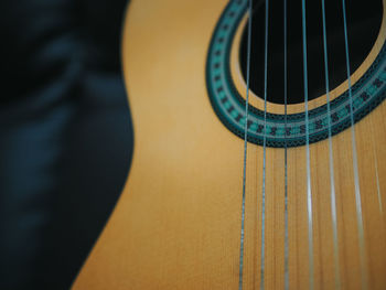 Close-up of guitar