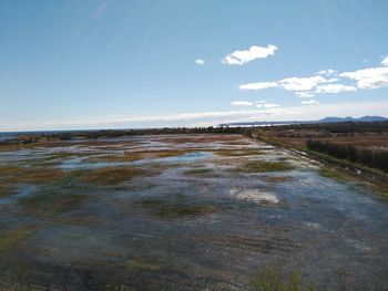 Scenic view of landscape against sky