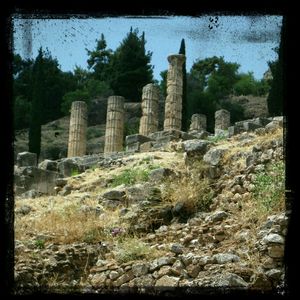 Old ruins against sky