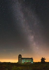 Milkyway above building