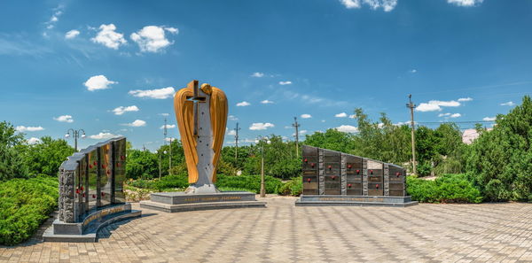 Memorial to the victims of the holodomor in dobroslav, odessa region, ukraine,
