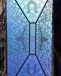 Low angle view of built structure against blue sky