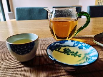 Close-up of drink on table