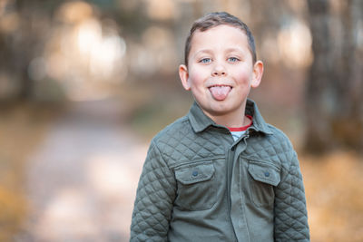 Portrait of smiling boy