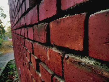 Brick wall with brick wall