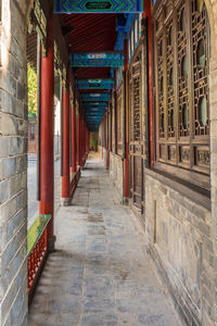 Corridor of building