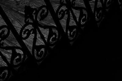 Close-up of spiral metal