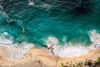 Aerial view of sea