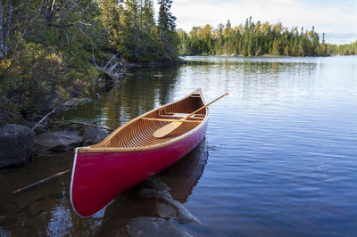 Boat in lake